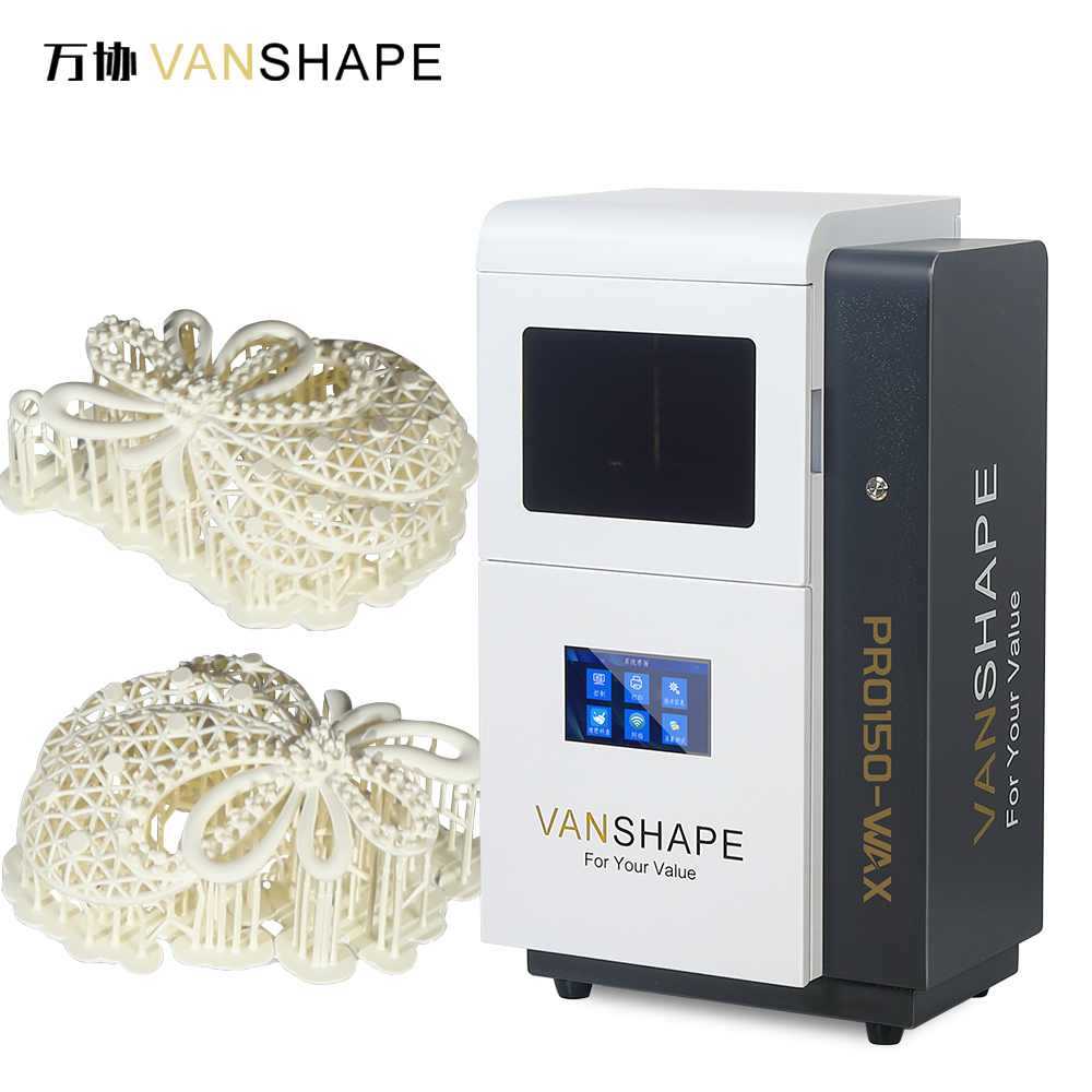 high resolution white wax 3D printer with oxygenerator jewelry castable resin wax printer