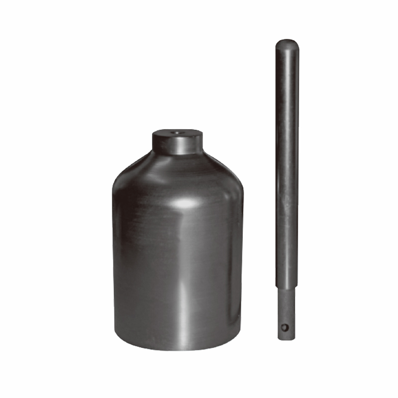 Graphite casting crucible & stopper for VC500