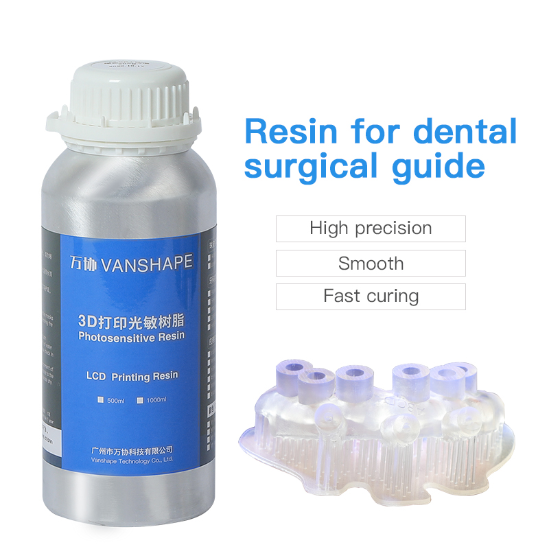 resin for dental implant surgical guide high accuracy dental 3d print resin for LCD and DLP 3D printer