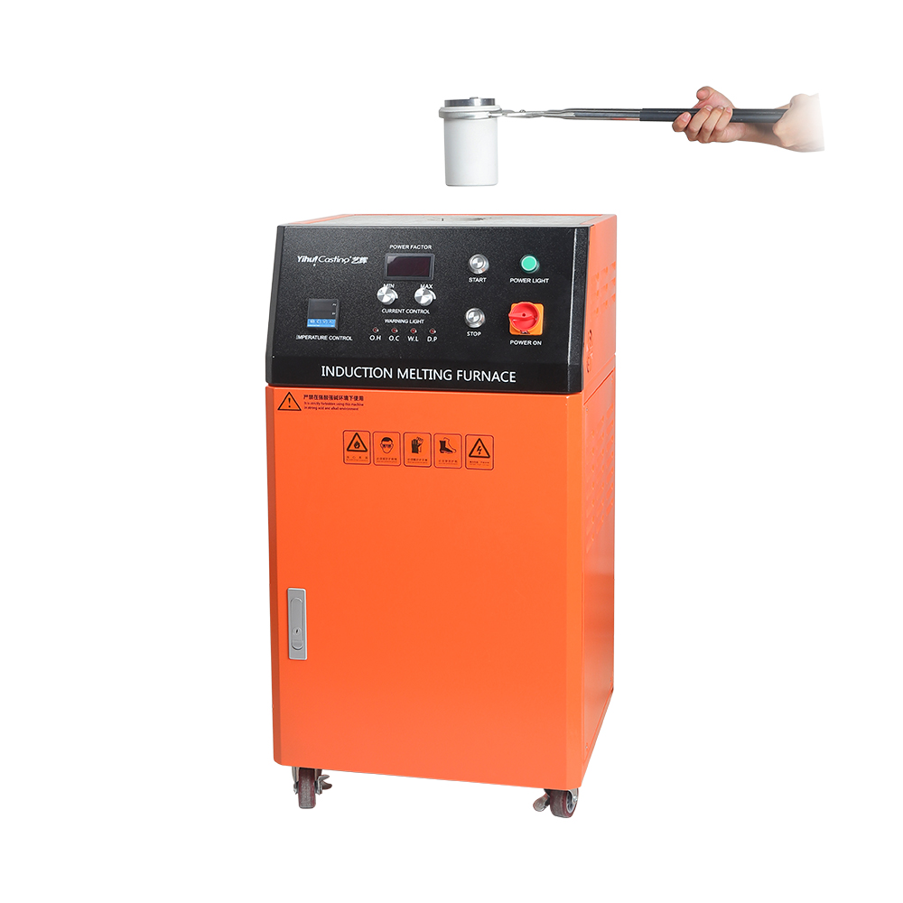 2.5KG Intelligent Heating Gold Melting Furnace with Rapid Melting