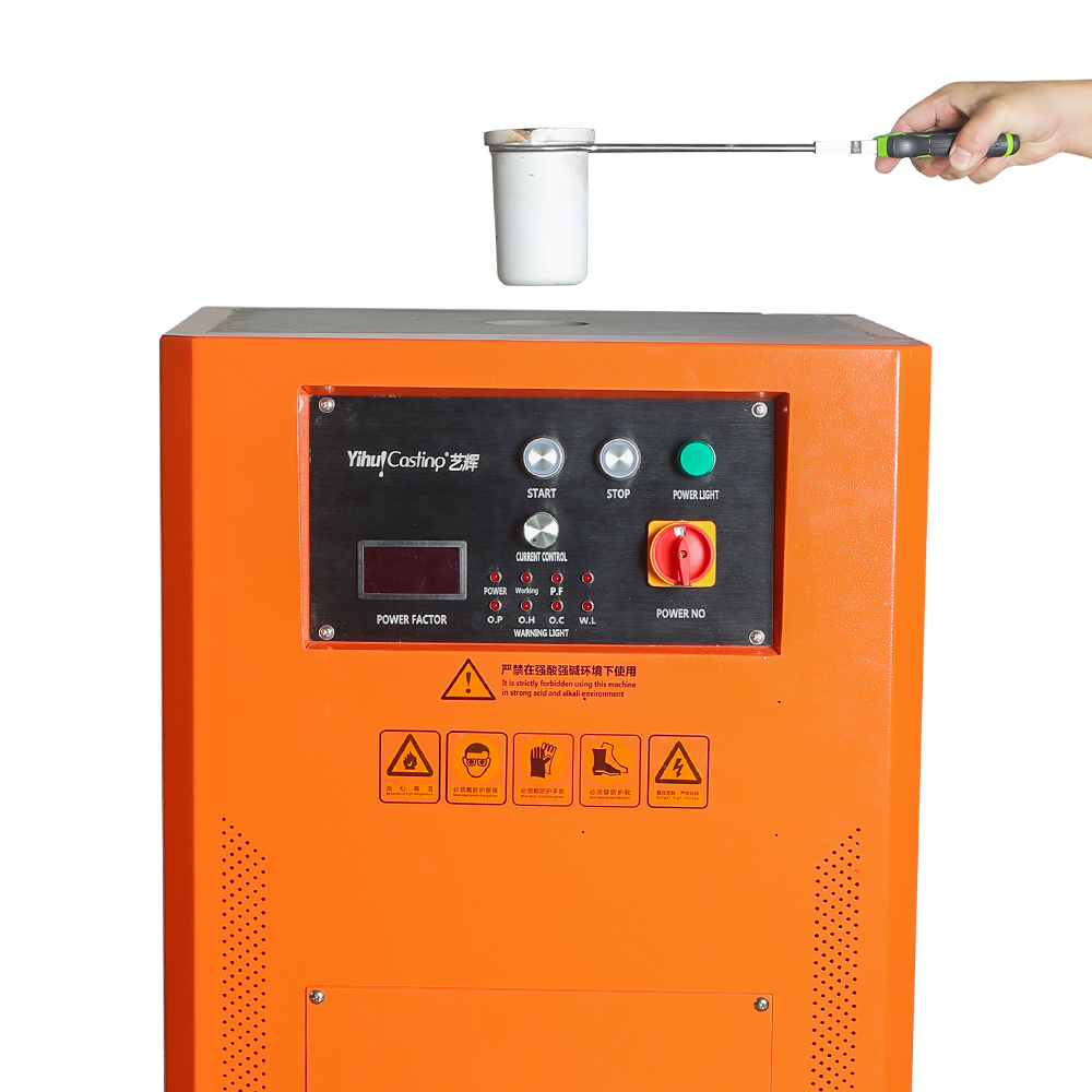 4KG Induction Heating Control Platinum melting furnace with Leakage Prevention