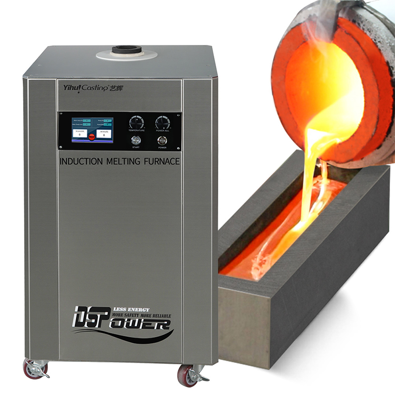 5KG DSP Digital Display Gold Melting Machine Heating Power Supply with Precise PID Temperature Control